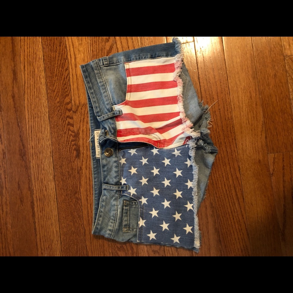 Bullhead American Flag Shorts